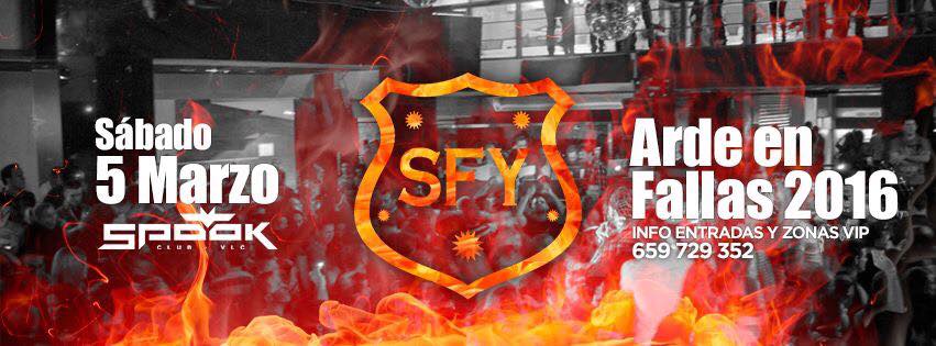 SFY ARDE EN FALLAS 2016