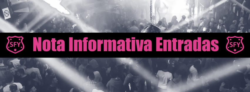 NOTA INFORMATIVA ENTRADAS